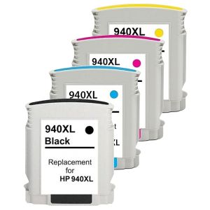 Cartuş HP 940 XL (C2N93AE), CMYK, pachet de patru, multipack, alternativ