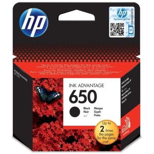 Cartuş HP 650 (CZ101AE), negru (black), original