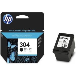 Cartuş HP 304 (N9K06AE), negru (black), original