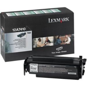 Toner Lexmark 12A7410 (T420), negru (black), original