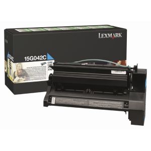 Toner Lexmark 15G042C (C752,C762), azuriu (cyan), original