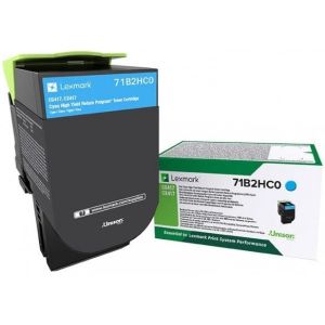 Toner Lexmark 71B2HC0 (CS417, CS517), azuriu (cyan), original