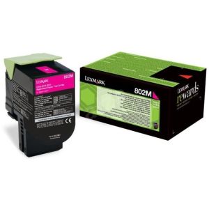 Toner Lexmark 802M, 80C20M0 (CX310, CX410, CX510), purpuriu (magenta), original