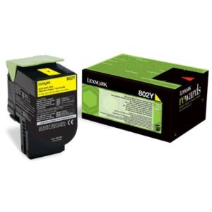 Toner Lexmark 802Y, 80C20Y0 (CX310, CX410, CX510), galben (yellow), original