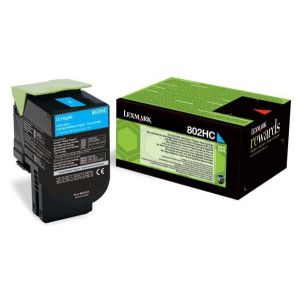 Toner Lexmark 802HC, 80C2HC0 (CX410, CX510), azuriu (cyan), original