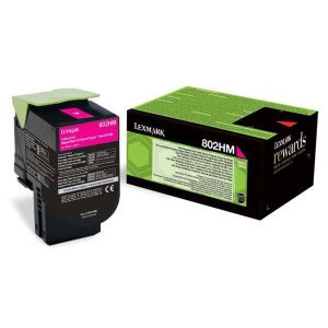 Toner Lexmark 802HM, 80C2HM0 (CX410, CX510), purpuriu (magenta), original