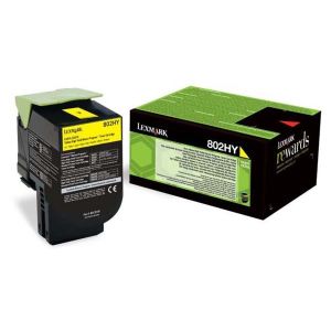 Toner Lexmark 802HY, 80C2HY0 (CX410, CX510), galben (yellow), original