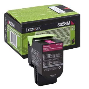 Toner Lexmark 802SM, 80C2SM0 (CX310, CX410, CX510), purpuriu (magenta), original