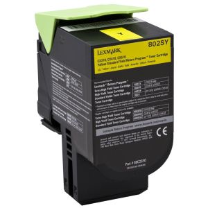 Toner Lexmark 802SY, 80C2SY0 (CX310, CX410, CX510), galben (yellow), original