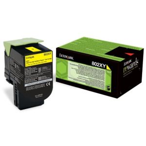 Toner Lexmark 802XY, 80C2XY0 (CX510), galben (yellow), original