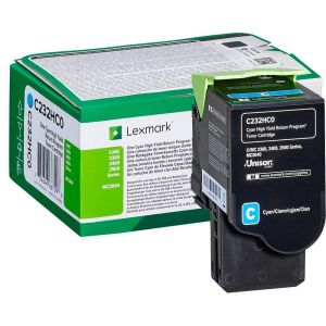 Toner Lexmark C232HC0 (MC2640, C2535, C2425, MC2425, MC2535), azuriu (cyan), original