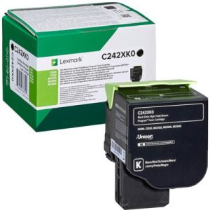 Toner Lexmark C242XK0 (MC2640, C2535, C2425, MC2425, MC2535), negru (black), original