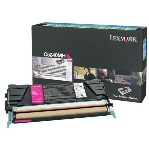 Toner Lexmark C5240MH (C532, C524, C534), purpuriu (magenta), original