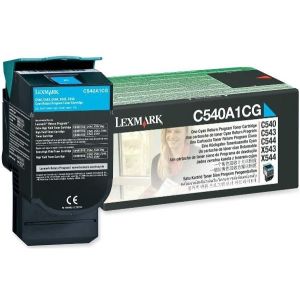 Toner Lexmark C540A1CG (C540, C543, C544, X543, X544), azuriu (cyan), original