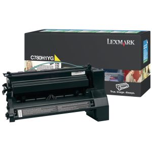 Toner Lexmark C780H1YG (C780, C782, X782), galben (yellow), original