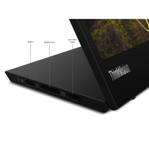 Lenovo ThinkVision / M15 / 15.6 "/ IPS / FHD / 60 Hz / 6 ms / Negru / 3R 62CAUAT1WL