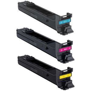 Toner Konica Minolta A0DKJ52 (MagiColor 4650), CMY, pachet de trei, multipack, alternativ