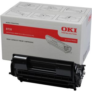 Toner OKI 01279201 (B730), negru (black), original