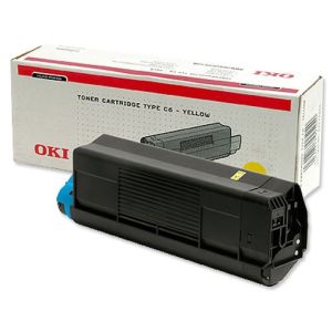 Toner OKI 42127405 (Type C6, C5100, C5200, C5300, C5400), galben (yellow), original