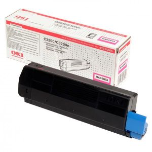 Toner OKI 43034806 (C3200), purpuriu (magenta), original