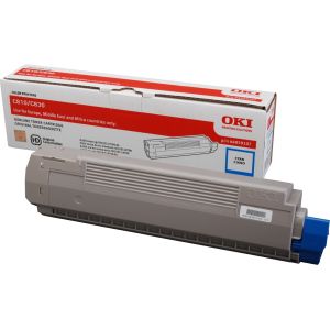 Toner OKI 44059107 (C810, C830), azuriu (cyan), original