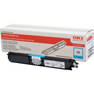 Toner OKI 44250723 (C110, C130, MC160), azuriu (cyan), original