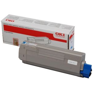 Toner OKI 44315307 (C610), azuriu (cyan), original