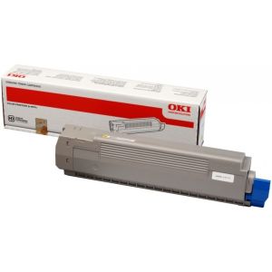 Toner OKI 44643001 (C801, C821), galben (yellow), original