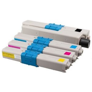 Toner OKI C301, C321, MC332, MC342, CMYK, pachet de patru, multipack, alternativ