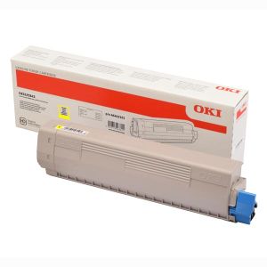 Toner OKI 46443101, C833, C843, galben (yellow), original