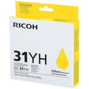 Cartuş Ricoh GC31HY, 405704, galben (yellow), original