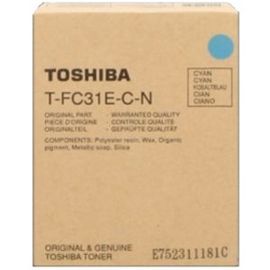 Toner Toshiba T-FC31E-C-N, azuriu (cyan), original