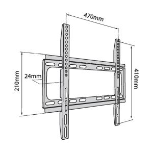 Suport de perete TV TB TB-450 până la 56", 40kg max VESA 400x400 TB-450