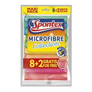 Prosoape din microfibra Spontex 8 + 2 GRATUIT