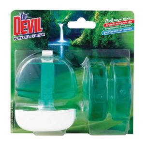 dr. Gel de toaletă Devil suspendat 3 x 55 ml - Natur Fresh