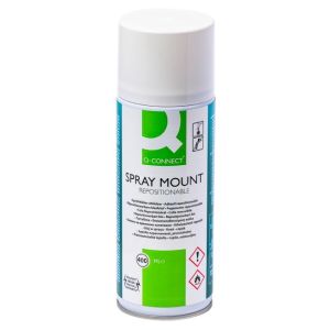 Adeziv spray nepermanent Q-CONNECT Quick Mount 400 ml