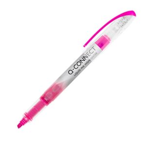 Highlighter Q-CONNECT Liquid Ink roz