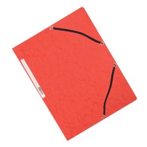 Ambalaj din carton neted cu bandă elastică roșie Q-CONNECT