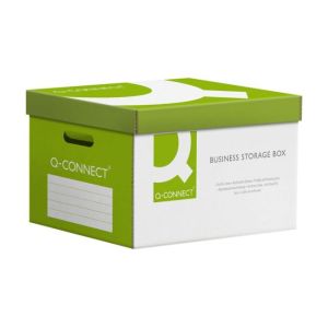 Cutie de arhivă cu capac detașabil Q-CONNECT verde 515x305x350 mm