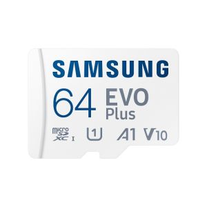 Samsung EVO Plus/micro SDXC/64GB/UHS-I U1 / Adaptor Clasa 10/+/Alb MB-MC64SA/EU