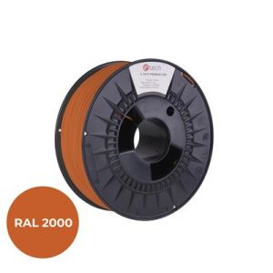 Snur de imprimare (filament) C-TECH PREMIUM LINE, ABS, galben-portocaliu, RAL2000, 1,75 mm, 1 kg 3DF-P-ABS1.75-2000
