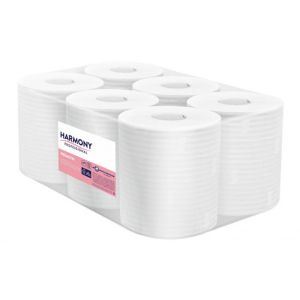 Prosoape de hârtie în rolă Harmony Professional Maxi cu 2 straturi, rolă 125 m (6 buc.)