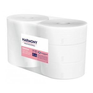 Hârtie igienică Harmony Premium Jumbo cu 2 straturi 26 cm, rolă 236 m (1 buc.)