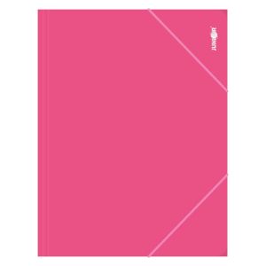 Hartă de bază cu bandă de cauciuc PP/A4, roz