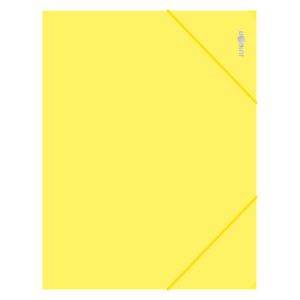 Hartă de bază cu bandă de cauciuc PP/A4, galbenă