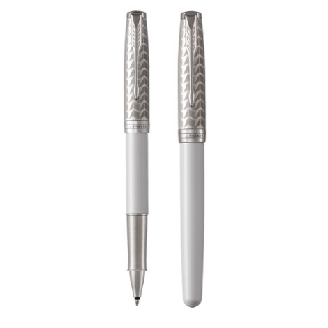 Rolă PARKER Sonnet Metal & Pearl CT -F- negru