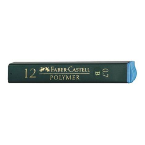 Creioane grafit FABER-CASTELL B / 0,7 mm, 12 buc