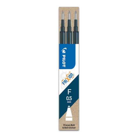 Reumplere PILOT Frixion cauciuc 0,5 mm (3 buc) - albastru-negru