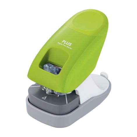 Stapler PLUS Paper Clinch SL-112A-EU (pentru 10 coli), verde