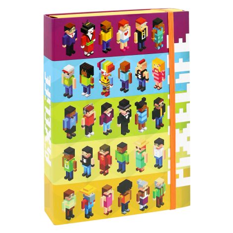 Cutie pentru notebook-uri A5 Jumbo MAX - Pixelife